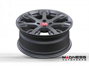 FIAT 500 Custom Wheels - KUHLFX - Custom Forged - Maserati Tributo Inspired - Gunmetal Finish - Set of 4 - 17"